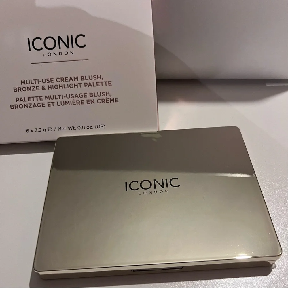 ICONIC London Cream Blush & Contour Palette
